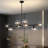 8 - Light Black Chandelier Linear Chandelier Modern Light Fixture For Dining Room Kitchen Island Living Room