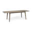 Table de salle à manger d'extérieur extensible en bois d'acacia