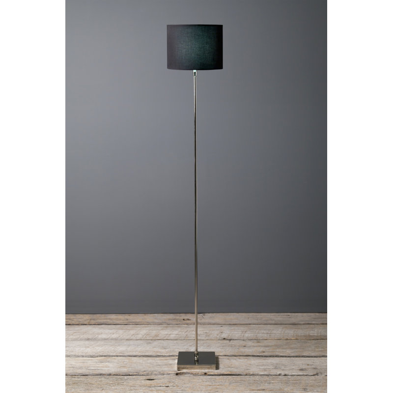Baldy 48'' Silver Traditional Floor Lamp, Turquoise