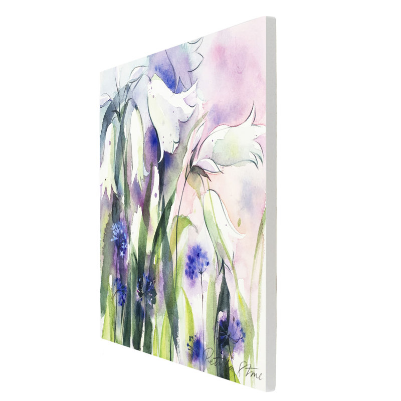 P.STONE Traditional Plants & Flowers Wall Decor on Ceramic