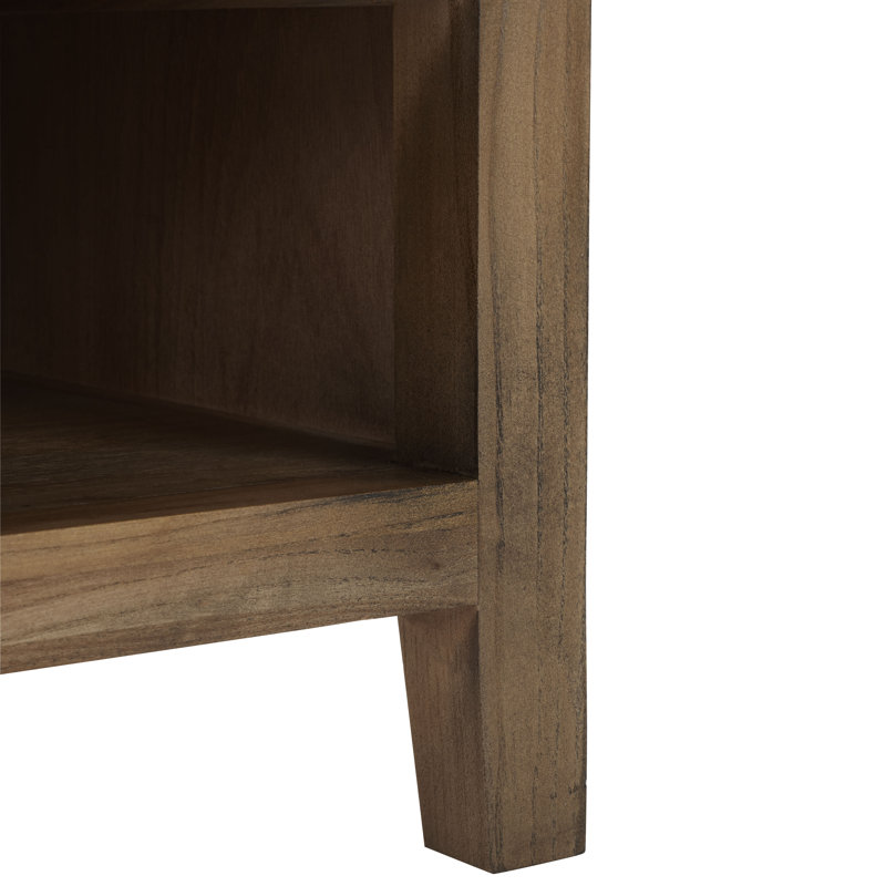 Bibliothèque standard en bois massif H 18 po x l 51,18 po Arrisson, Chêne