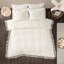 100% Cotton Chenille Medallion Fringe Coverlet In For Large Beds, King/ King Decorative
