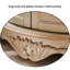 Armoire de coin en bois manufacturé beige