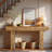 Rectangular wooden Mateus with study sled legs