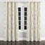 Geometric Curtain panels - Modern Cream Geometry Grommet Curtain - 1 Panel-719452263-719452260