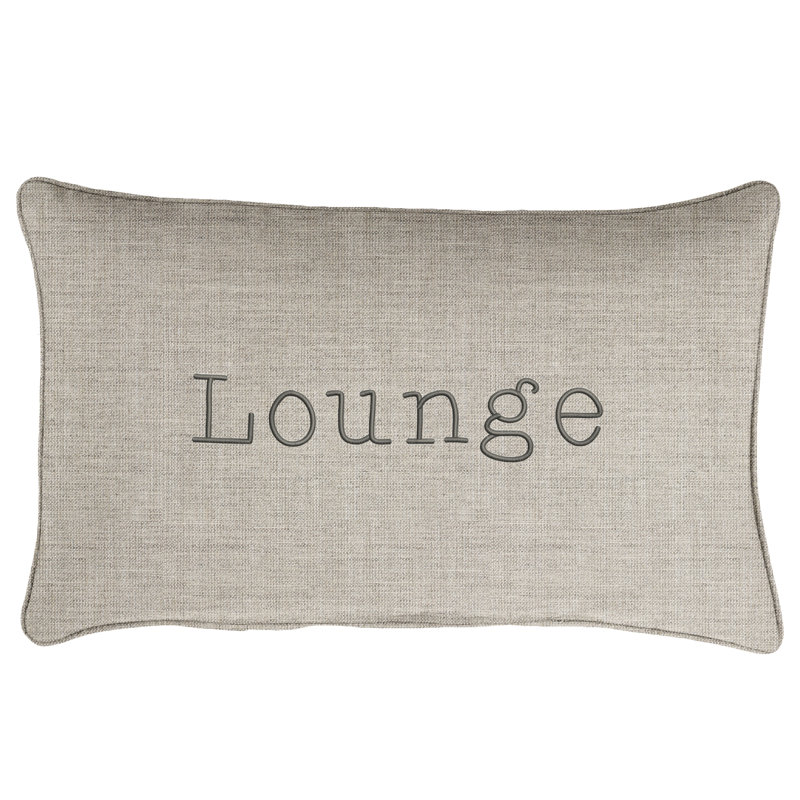  Coussin intérieur / extérieur Sunbrella, Argent coulé