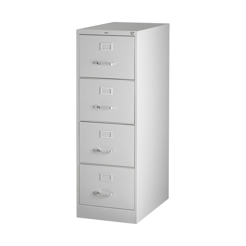 18'' Wide 4 -Drawer Steel File Cabinet, Light Gray