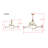 16 - Light Geometric Chandelier
