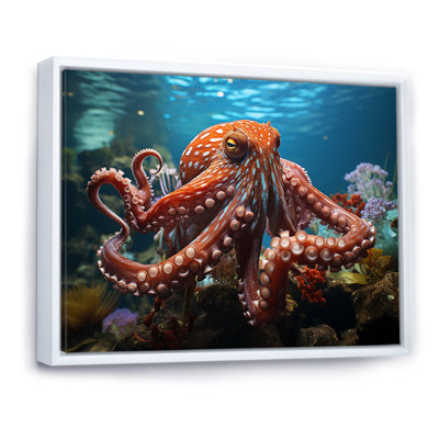 The Graceful Octopus - Décoration murale pieuvre