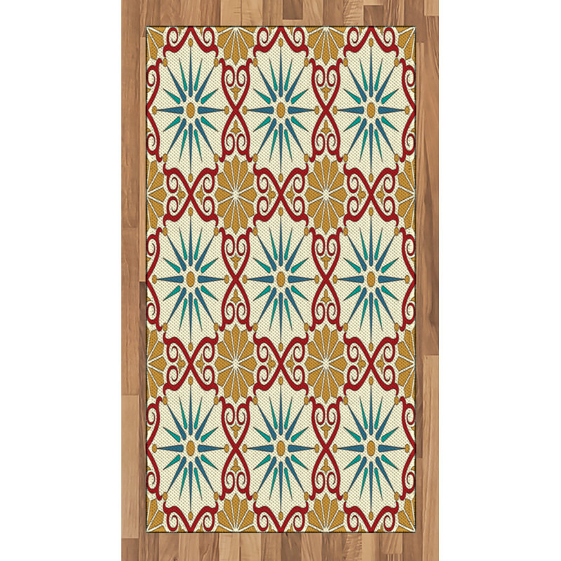 Classic High Density Long Fiber Poly Threads Decorative Area Rug Carpet, Rectangle 2'7" x 5'