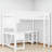 Full Loft Bed With Built-In L-Shaped Desk, LED Light And Charging Station-728648991