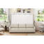 Beige Queen Bed With Folding , Built - In Storage And Led Comfortable Space Saving Solution Size A Functional For Compact Living
