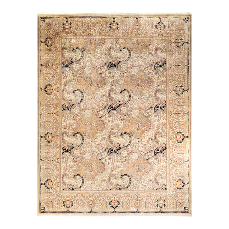 Classic One-of-a-Kind 9' 1" X 12' 4" Hand Knotted Area Rug