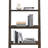 5-Tier Espresso Freestanding Shoe Rack, Frame, Open Storage for Entryway & Living Room-1869024379