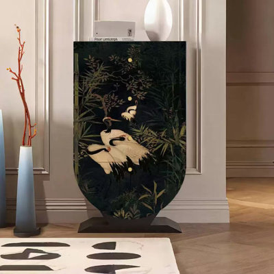 Chinese-style solid wood four-drawer cabinet