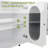 Wood Mehl with 4 Acrylic Doors-1015070921
