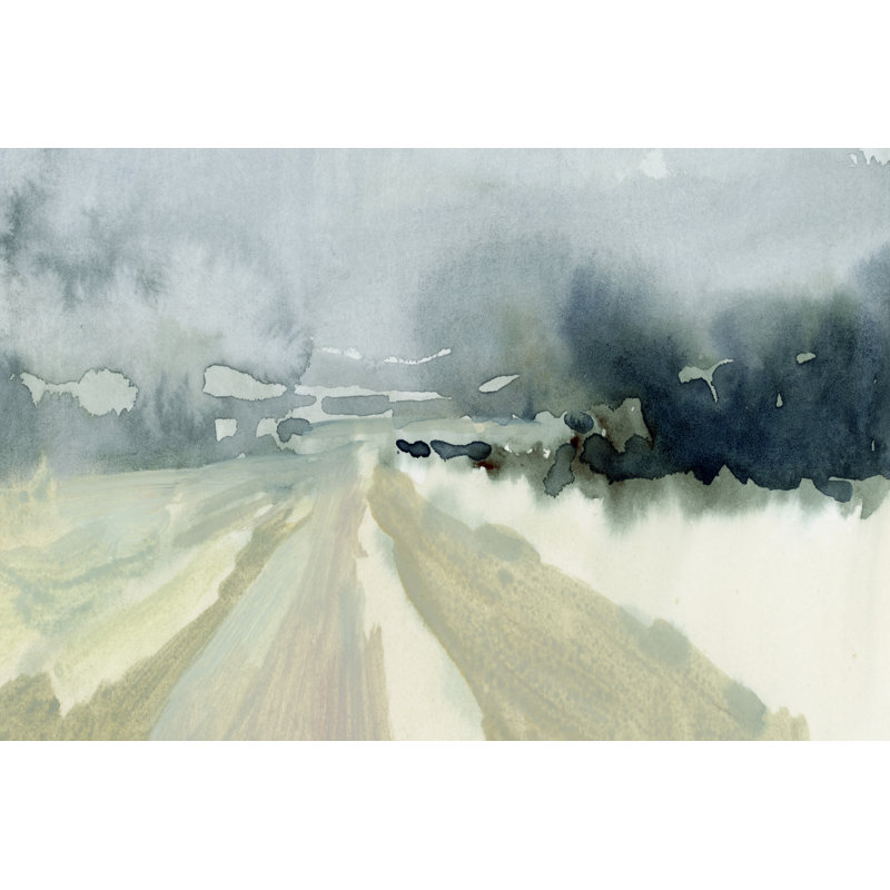 Unknown Passage II - Painting on Canvas, Black Floater Framed, 61cm H x 91cm W