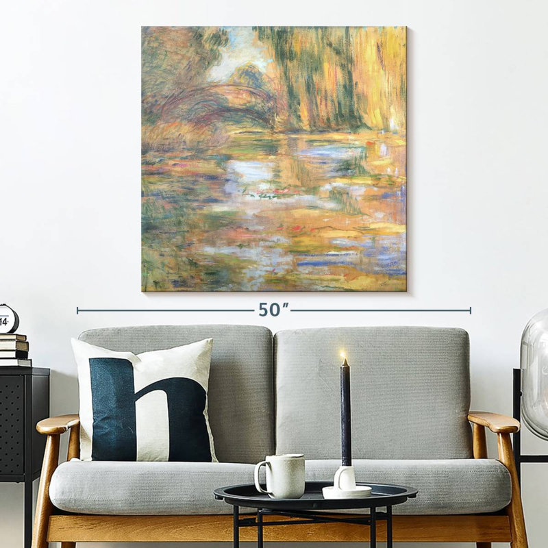 Avery Waterlily Pond - Le pont, H 33 po x l 33 po
