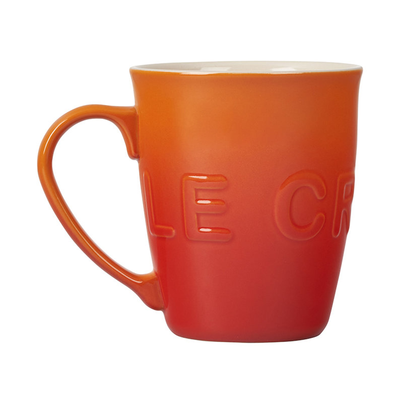 Le Creuset 20Oz. Stoneware XL Logo Mug, Flame
