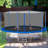 VAMOP Backyard Trampoline with Safety Enclosure