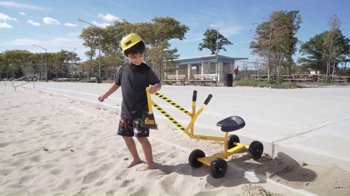 La pelleteuse/excavatrice Big Dig pour enfants, bac à sable/jouet de plage  en acier robuste, 3 ans et plus