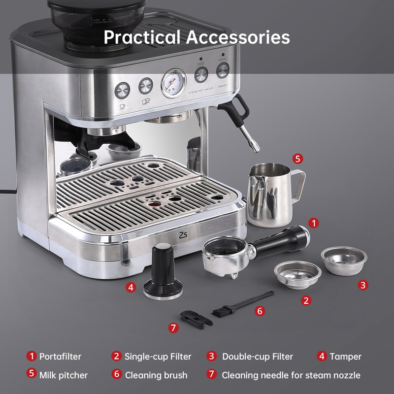 Fashionwu Semi-Automatic Espresso Machine