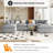 Kustas 130" Chenille Sectional Sofa-1941602198