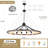 Kelcie 12- Light Large 43.3'' Dimmable Sputnik Wagon Wheel Chandelier-809357178-809357183
