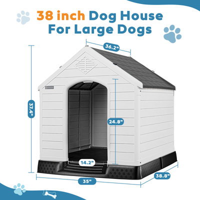 Aunyae Plastic Portable Dog House
