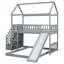 Twin Over Bunk Bed With Slide - Provide Extra Bedroom Storage Ideal For Space Optimization