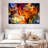 Abstract Stained Glass Canvas Print-44521389
