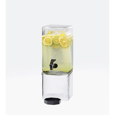 Square Clear Glass Beverage Dispenser 1.5 Gallon -  Cal-Mil, 1112-1