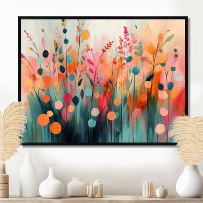 Ilhaan botanique fleurs sauvages dans la brise III - fleurs sauvages, décoration murale