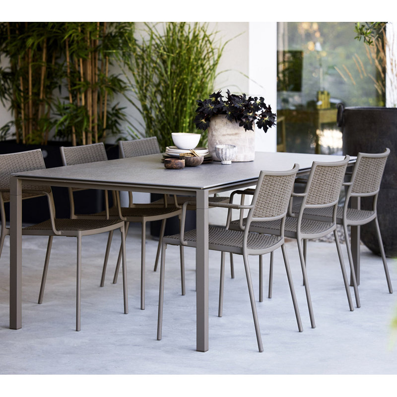 Less Armchair, Stackable, Taupe