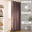 Panneau de rideau simple obscurcissant 100% coton avec œillets Panama-15866600