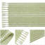 Rustic Farmhouse Table Runner with Tassel 33 x 183cm