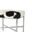 Upholstered Cowhide Stool-446072962