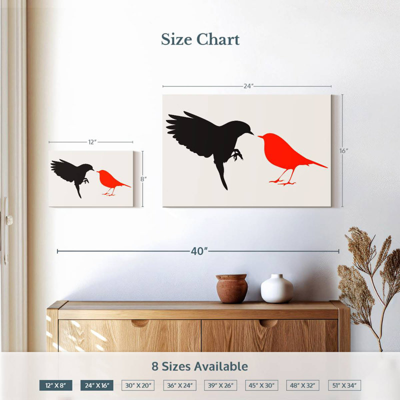Brampt oiseau rouge sens