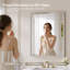 Miroir de salle de bain avec cadre en aluminium et verre trempé-126347633-126347634