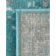 Tapis floral turquoise Brandt-29300621