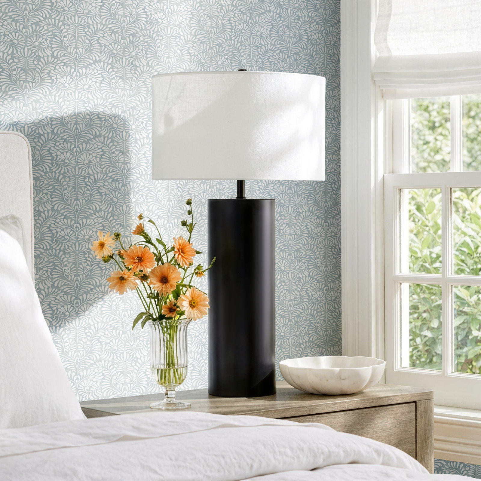 Erland Metal Table Lamp, Blackened Bronze