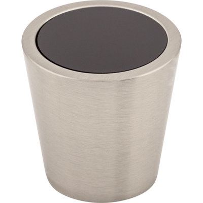 Crystal Center Round Knob
