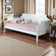 Lit de jour double Shasta au fini blanc classique et traditionnel, H 37,8 po x l 41,5 po x L 78,3 po-1883186382-1962398857