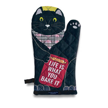 NEW! Gray Tabby Cat Oven Mitt, Made From Scratch