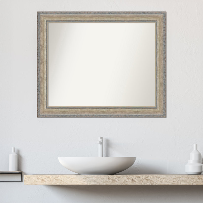 Carlianne Solid Wood Wall Mirror, 27.25" x 33.25", Rectangle