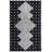 Forbis Hand Tufted Wool/Cotton Southwestern Rug in Charcoal/Ivory-326913388
