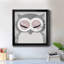Chouette - peinture sur toile encadrée-744648929-744648930