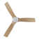 52" Savitri LED Smart Flush Mount Ceiling Fan with Remote Control and Light Kit Included