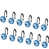 Noir / bleu