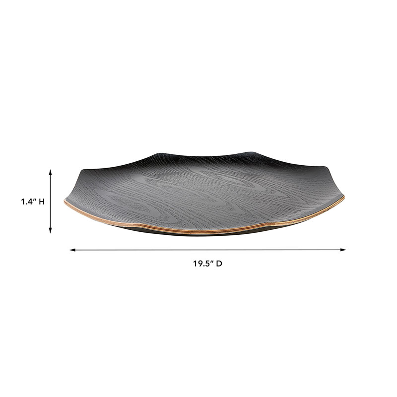 Arietta Tray, Large, Black